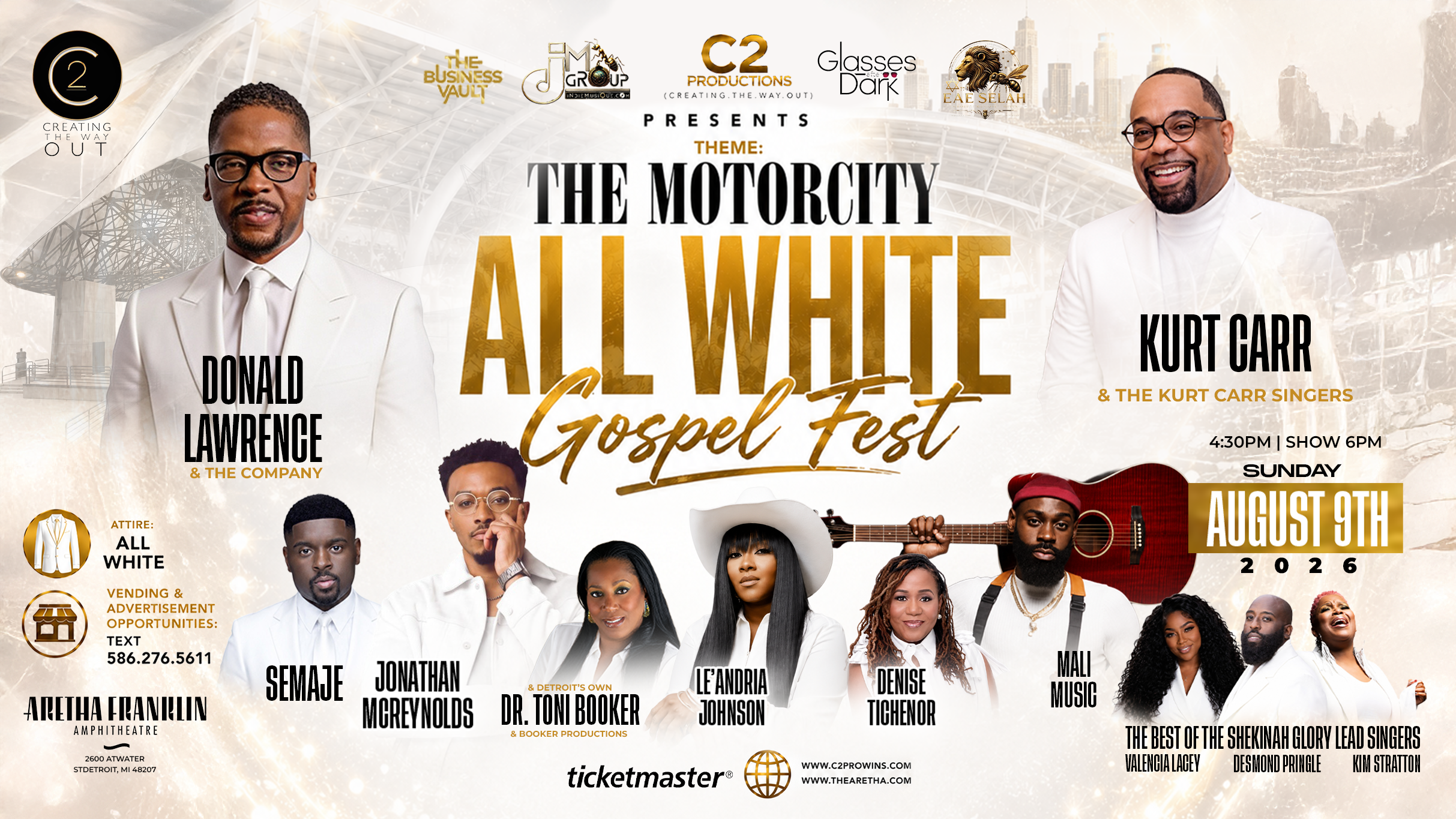 Detroit Gospel Holiday Celebration: A Night of Inspiration - Tim Burrell, Clark Sisters & Donald Lawrence