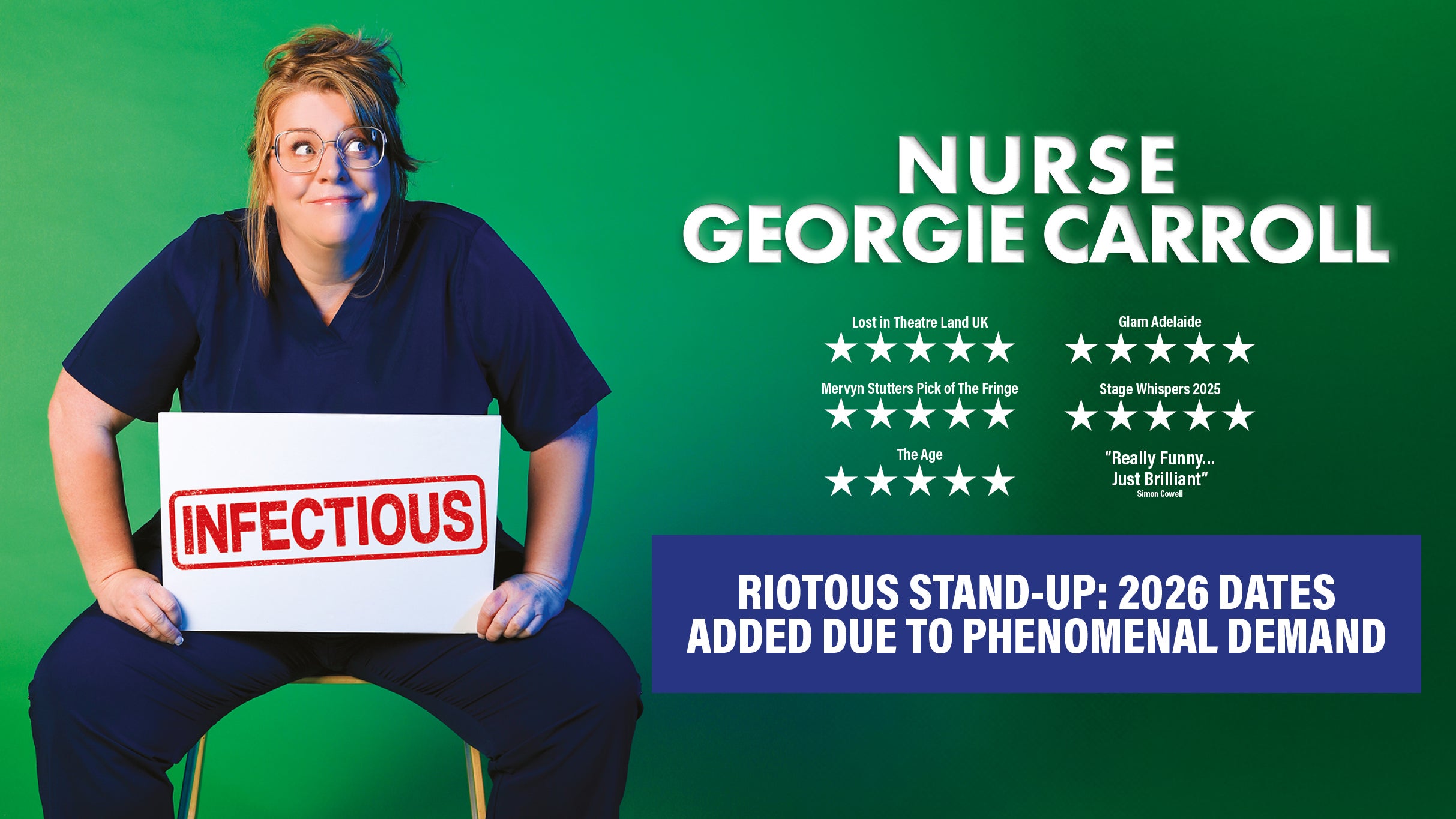 Nurse Georgie Carroll tickets in Cambridge