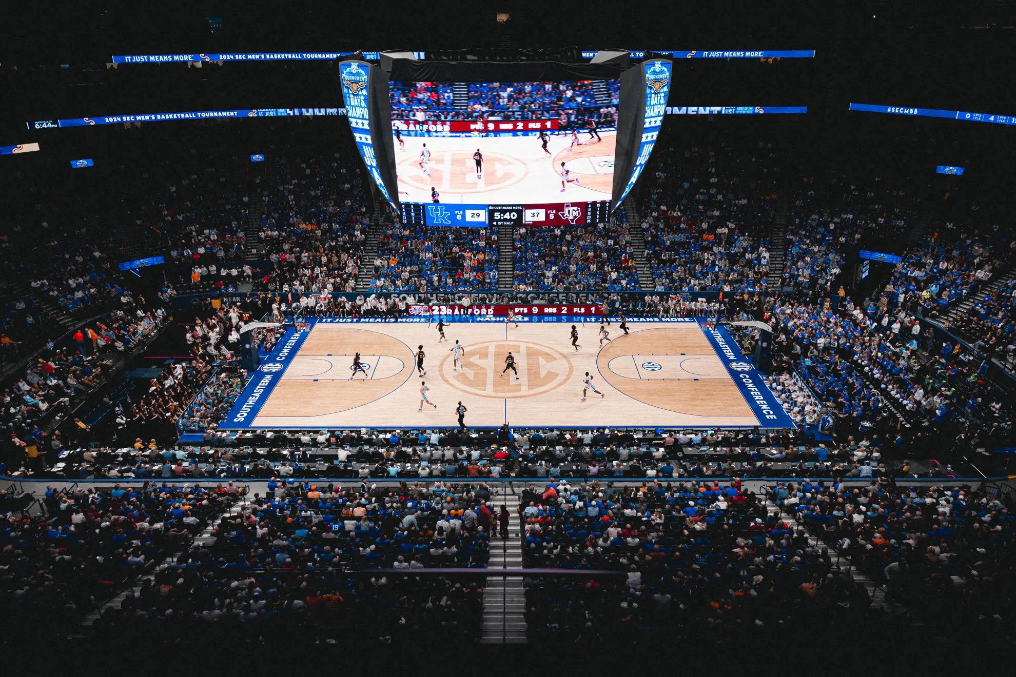 SEC Men's Basketball Tournament tickets in Nashville